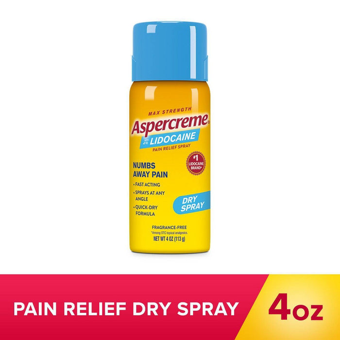 Aspercreme Pain Relief Dry Spray - 4oz