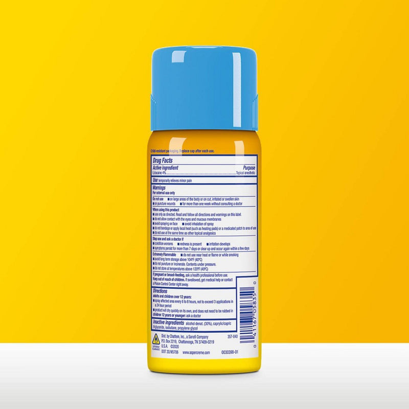 Aspercreme Pain Relief Dry Spray - 4oz