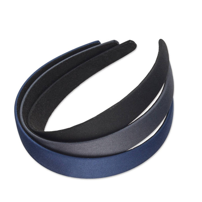 scunci wide woven fabric headbands - 3pk