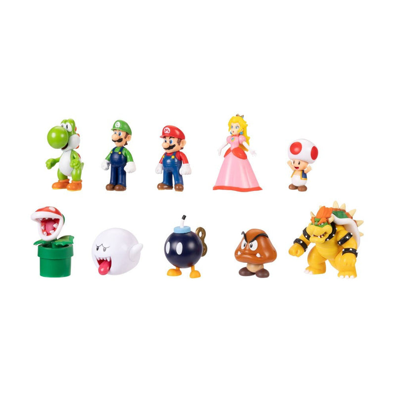 Nintendo Super Mario Friends & Foes 2.5" Mini Figures (Target Exclusive) - 10pk