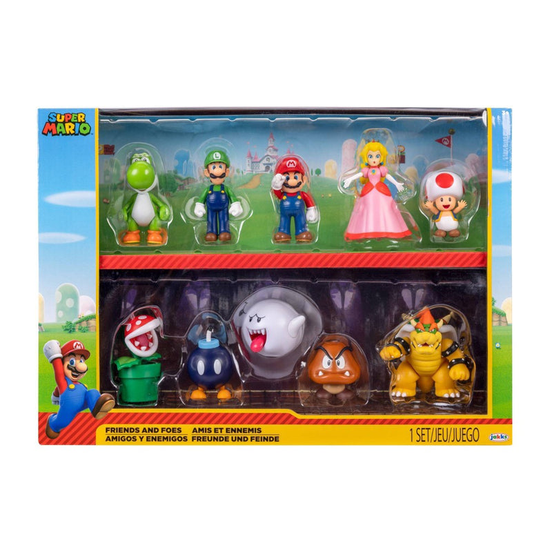 Nintendo Super Mario Friends & Foes 2.5" Mini Figures (Target Exclusive) - 10pk