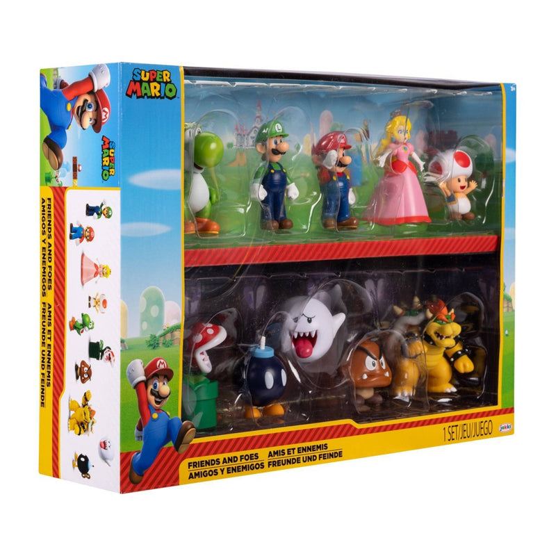 Nintendo Super Mario Friends & Foes 2.5" Mini Figures (Target Exclusive) - 10pk