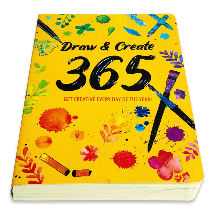 Piccadilly Draw + Create 365 Coloring Book 8.5"x 6"