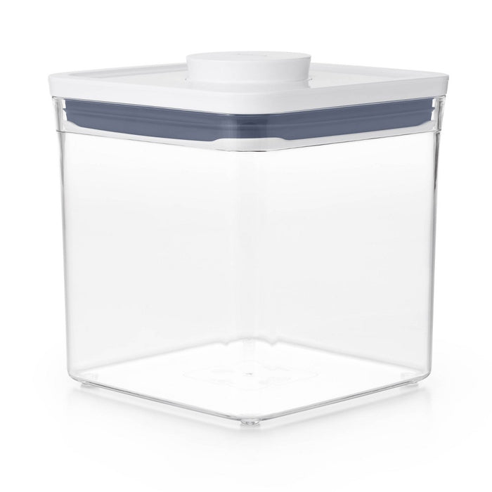 OXO POP 2.8qt Plastic Big Square Airtight Food Storage Container Clear