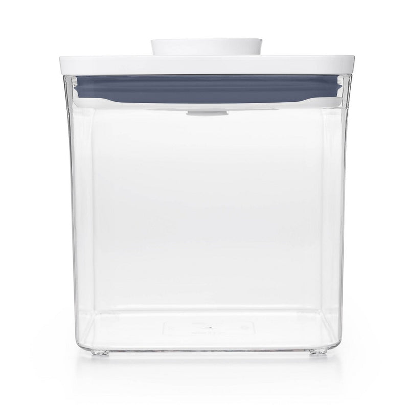 OXO POP 2.8qt Plastic Big Square Airtight Food Storage Container Clear