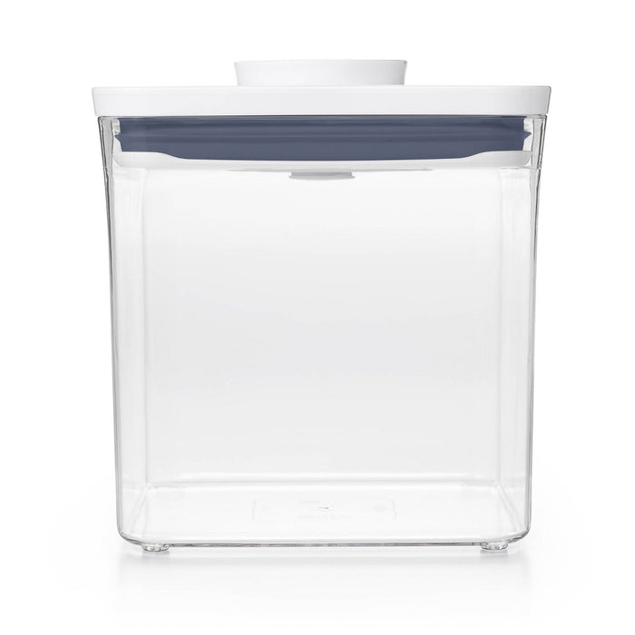 OXO POP 2.8qt Plastic Big Square Airtight Food Storage Container Clear