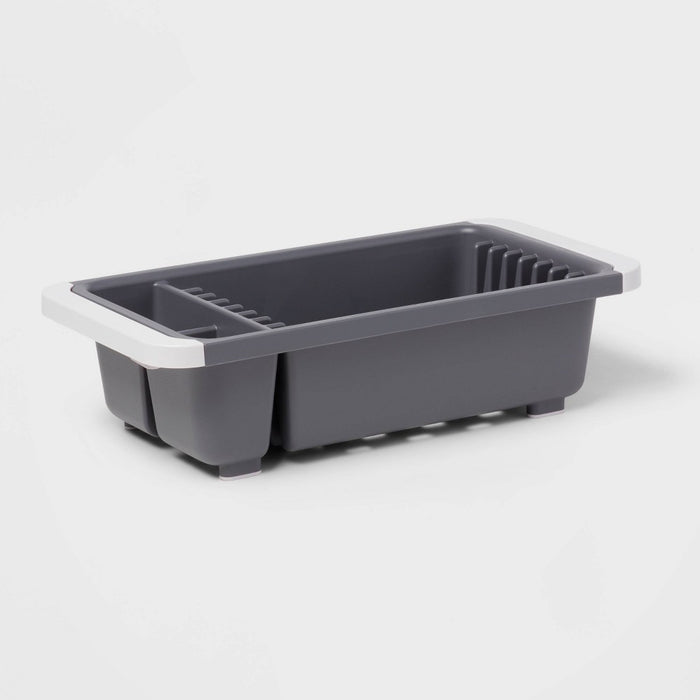 Over the Sink Dish Drainer Gray - Brightroom