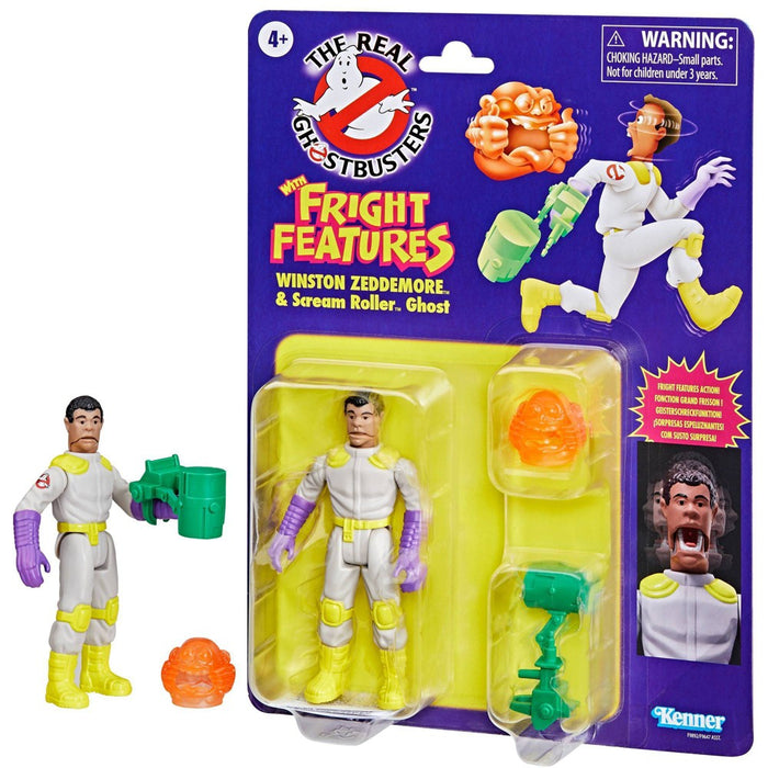Ghostbusters Winston Zeddemore and Scream Roller Ghost Figure Set - 2pk