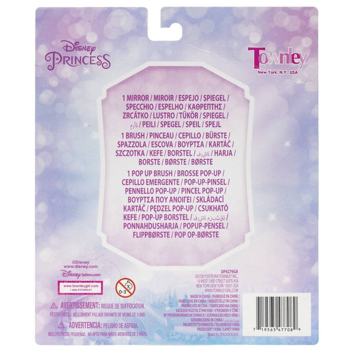 Disney Princess Pop-Up Hair Brush & Mirror Set