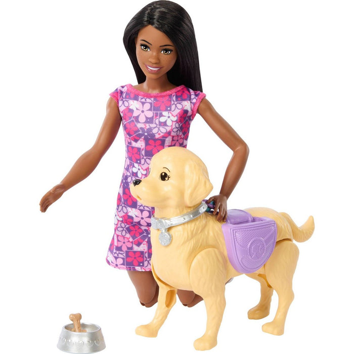 Barbie Life in the City Brooklyn Doll with Walk & Potty Dog