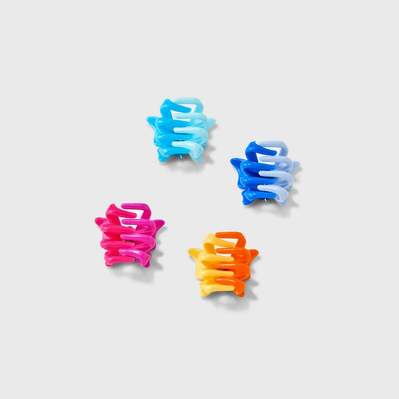 Girls' 12pk Mini Butterfly Claw Clips - art class