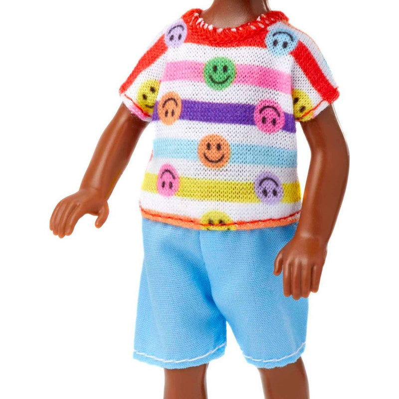 Barbie Chelsea Small Boy Doll Wearing Removable Romper with Brown Hair & Brown Eyes