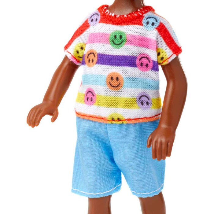 Barbie Chelsea Small Boy Doll Wearing Removable Romper with Brown Hair & Brown Eyes