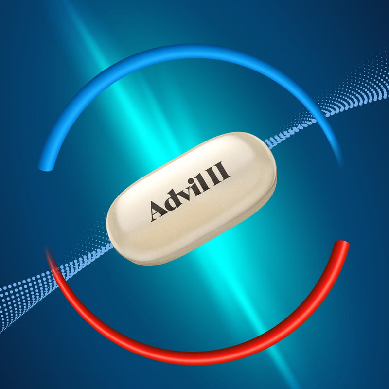 Advil Dual Action NSAID Ibuprofen Back Reliever - 18ct