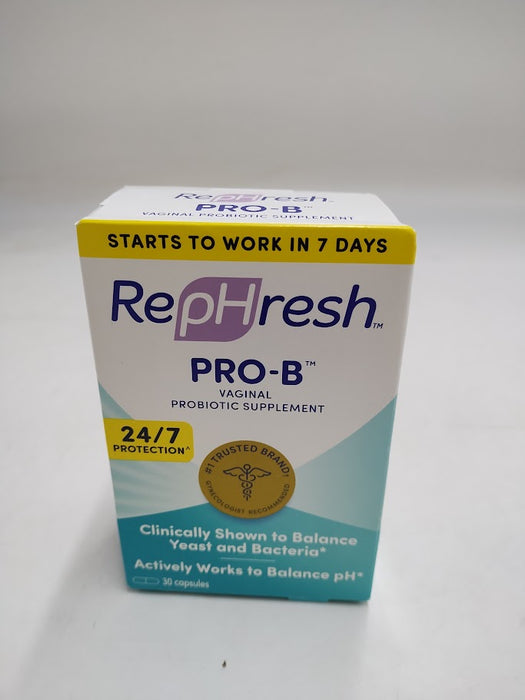 RepHresh Pro-B Probiotic Supplement Capsules for Women - 30ct EXP: 08/2026