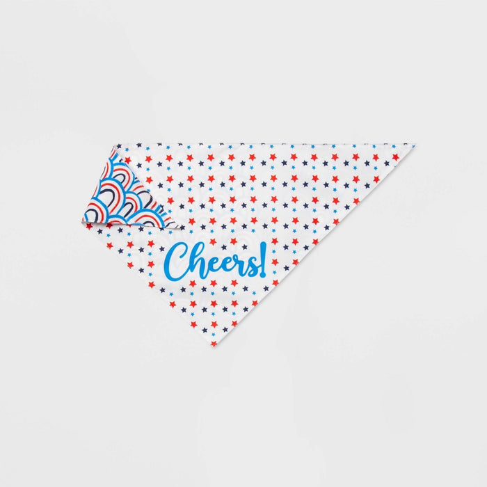 Americana Reversible Dog Bandana - Sun Squad