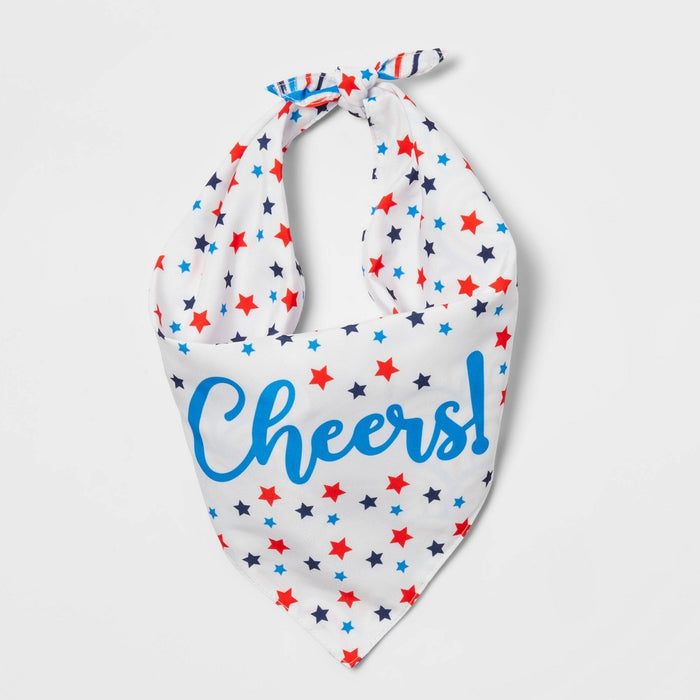 Americana Reversible Dog Bandana - Sun Squad