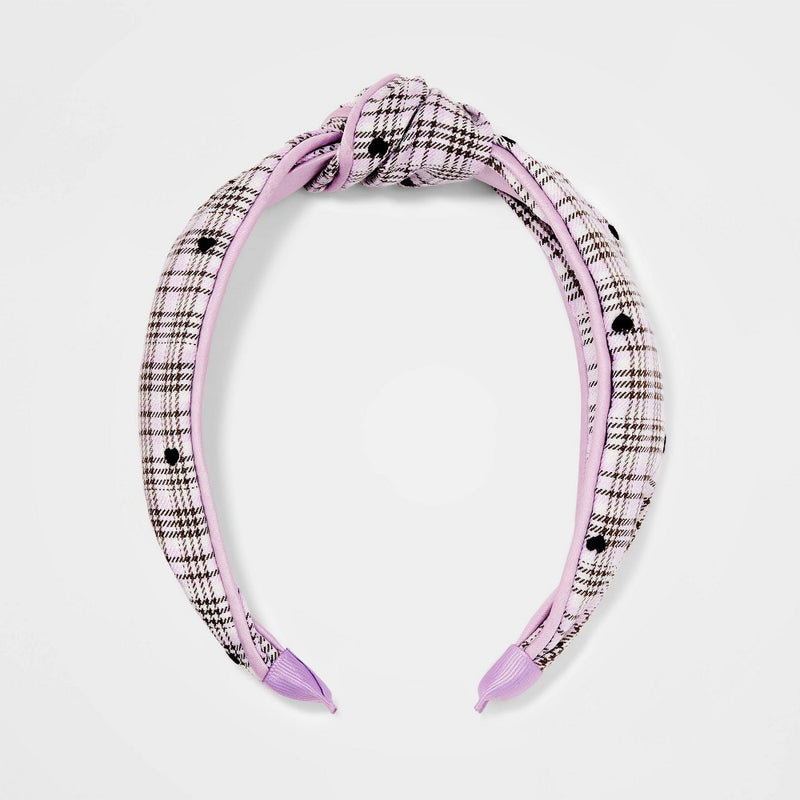 Girls' Top Knot Headband - art class Lilac Purple