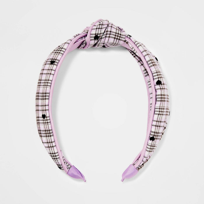 Girls' Top Knot Headband - art class Lilac Purple