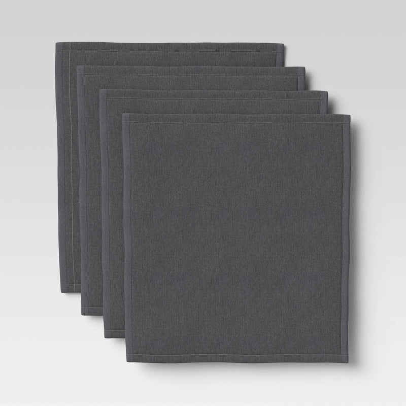 4pk Cotton Barmops Gray - Room Essentials