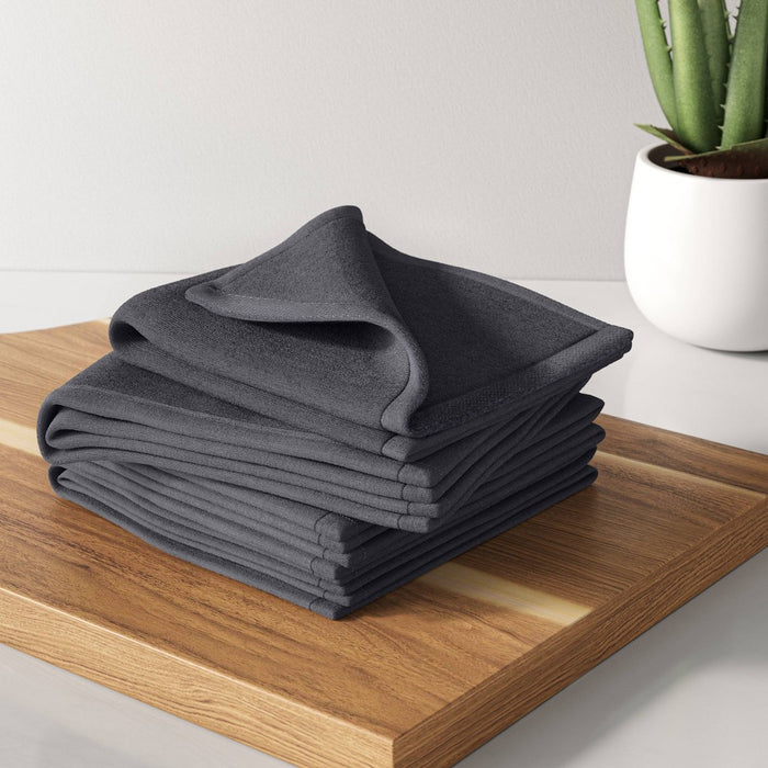 4pk Cotton Barmops Gray - Room Essentials