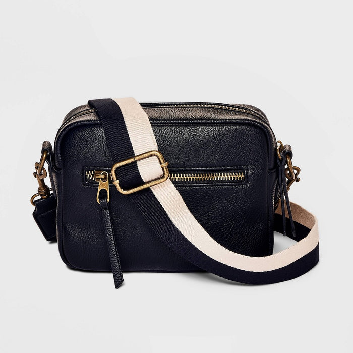 Camera Crossbody Bag with Strap - Universal Thread Black