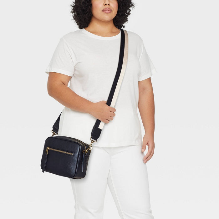 Camera Crossbody Bag with Strap - Universal Thread Black