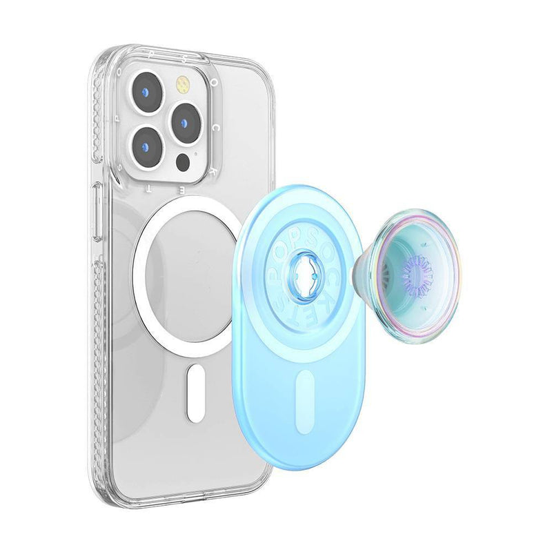 PopSockets Cell Phone Grip & Stand with MagSafe - Opalescent Blue