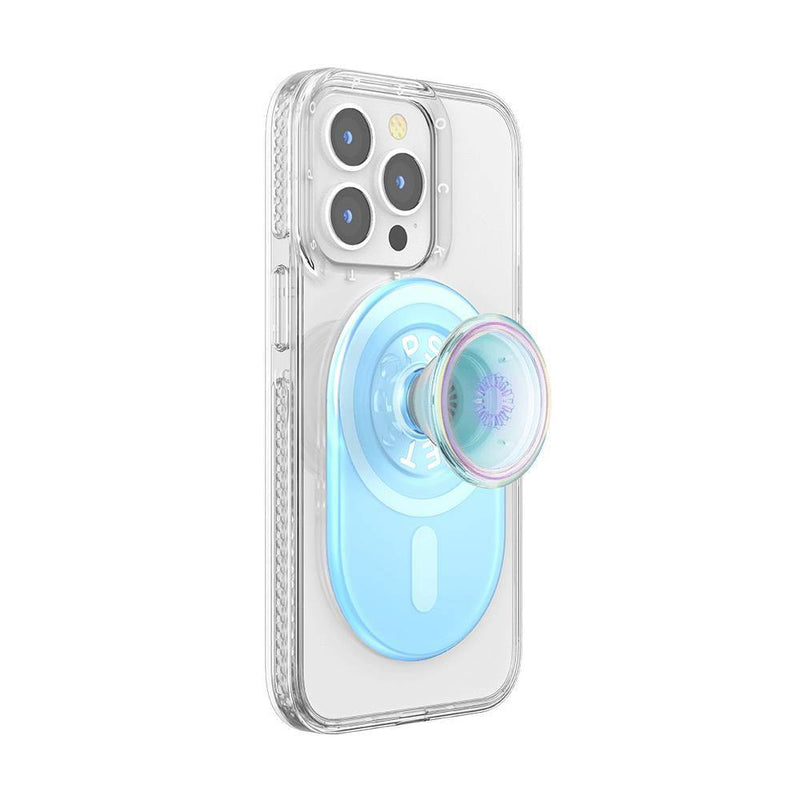 PopSockets Cell Phone Grip & Stand with MagSafe - Opalescent Blue