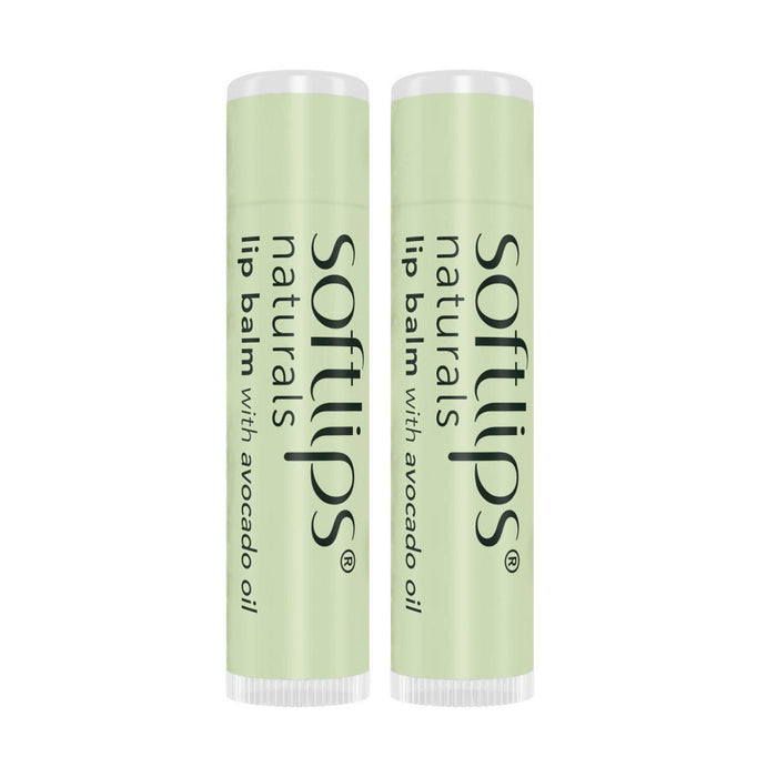 Softlips Naturals with Avocado Oil Lip Balm - Vanilla Chai - 0.15oz/2ct