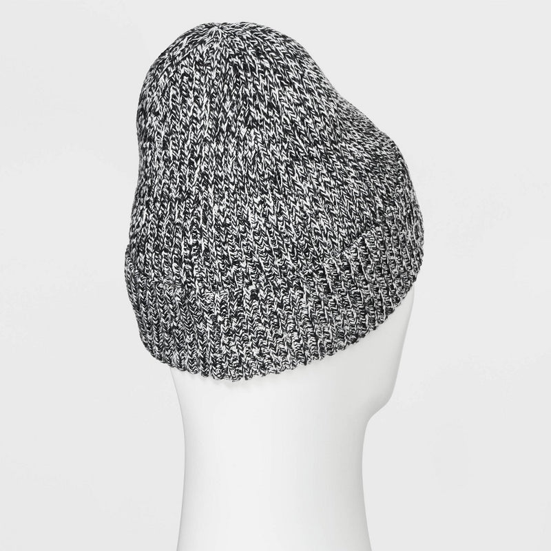 Men's Rib Knit Value Beanie - Goodfellow & Co Heathered Gray
