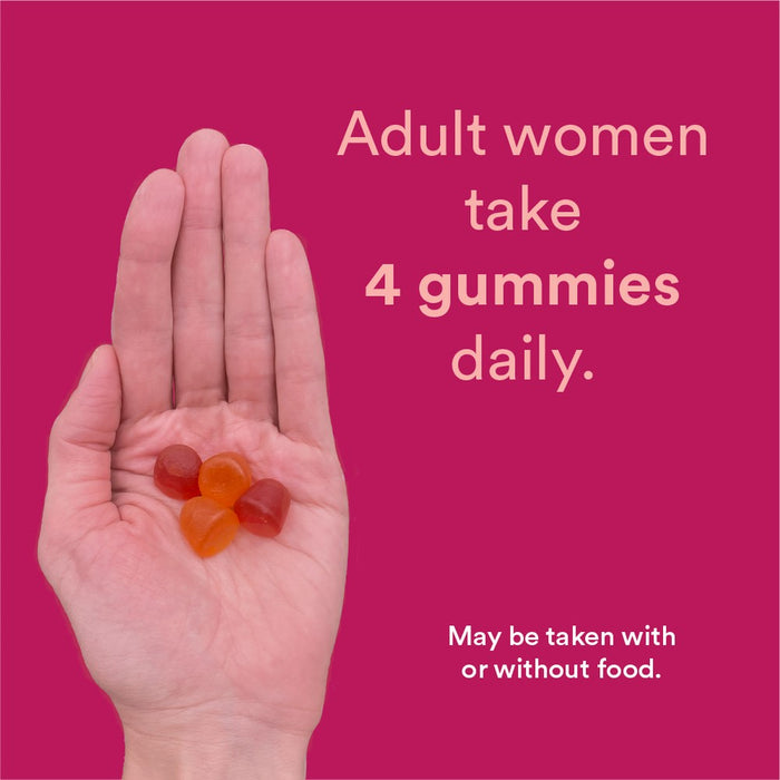 SmartyPants Organic Women's Multi & Vegetarian Omega 3 Gummy Vitamins with D3, C & B12 - 90 ct