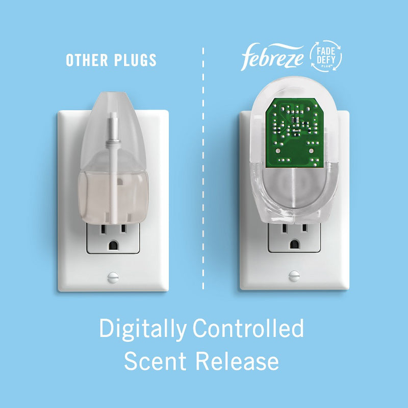 Febreze Odor-Fighting Fade Defy Plug Air Freshener - 2.63 fl oz/3pk