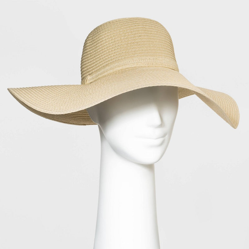 Packable Paper Straw Floppy Hat - Shade & Shore Natural
