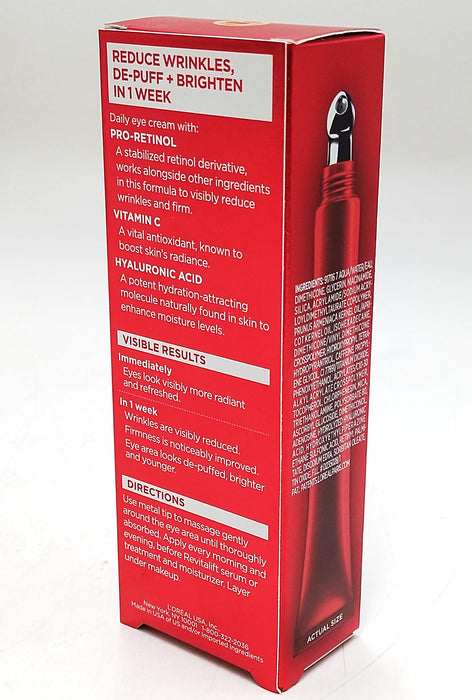 L'Oreal Paris Revitalift Triple Power Eye Cream - 0.5 fl oz