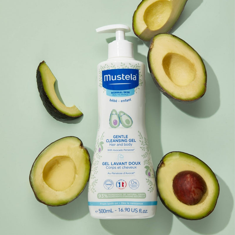 Mustela Gentle Cleansing Gel Baby Body Wash and Baby Shampoo - 16.9 fl oz