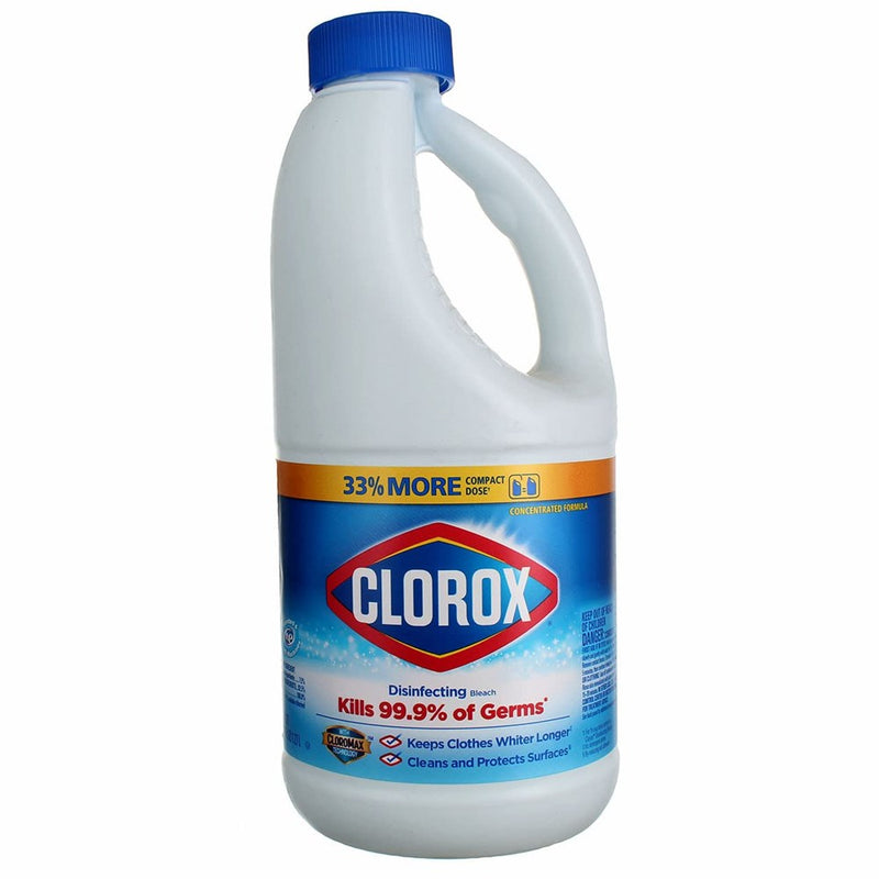 Clorox Concentrated Liquid Bleach With Cloromax Technology, Original - 43 Fl Oz / 1.27 L X 2 Pack
