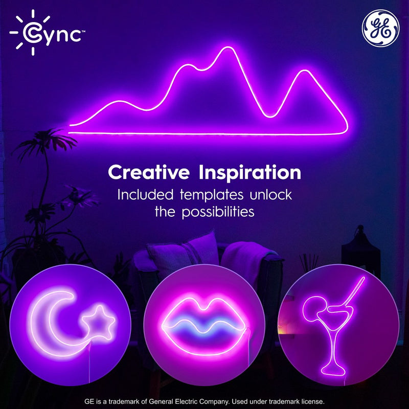GE 16' Cync Dynamic Effects Indoor Light Strip