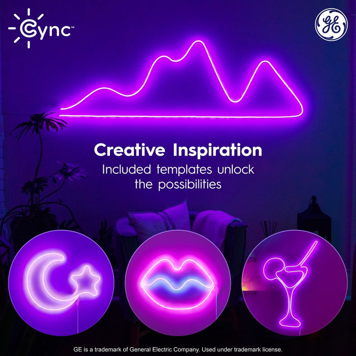 GE 16' Cync Dynamic Effects Indoor Light Strip