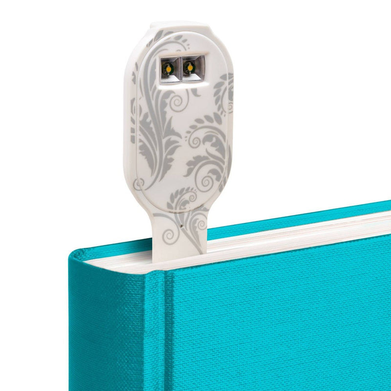 Flexilight Rechargeable White Flowers Booklight