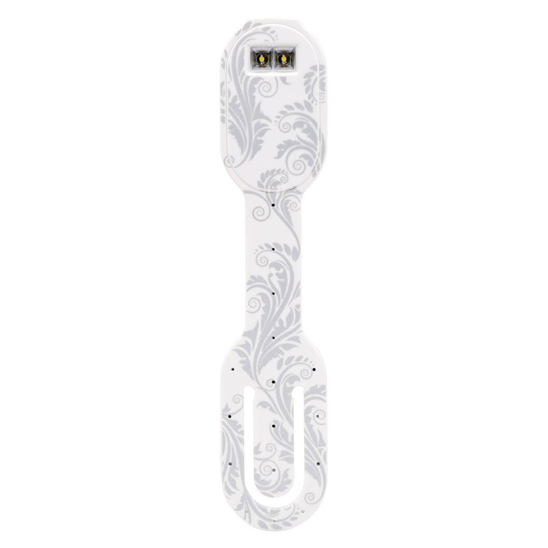Flexilight Rechargeable White Flowers Booklight