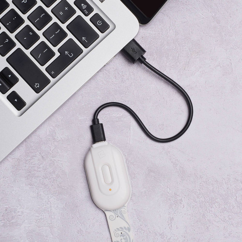 Flexilight Rechargeable White Flowers Booklight