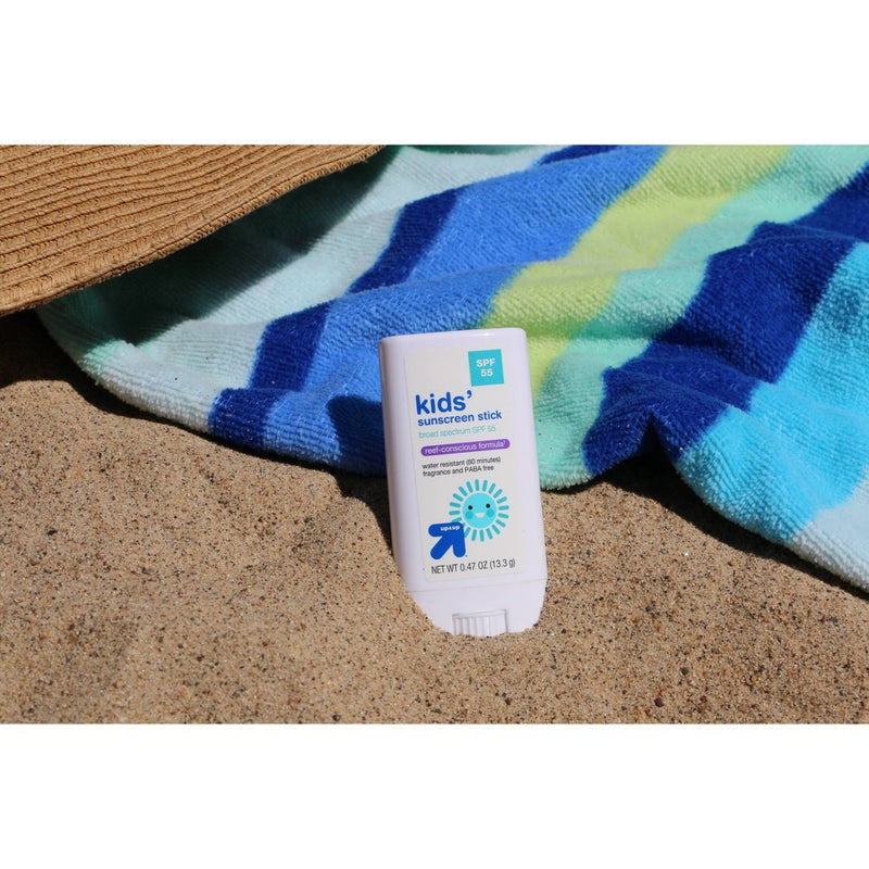 Kid's Sport Sunscreen Stick - SPF 55 - 0.47oz/2pk - up & up