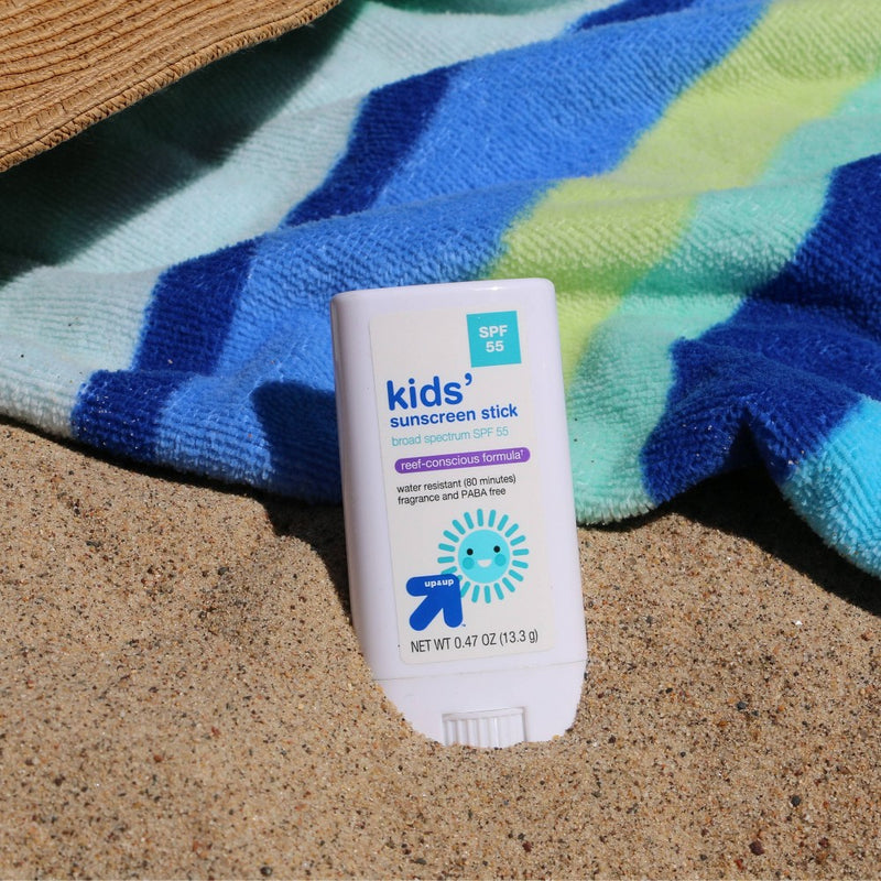 Kid's Sport Sunscreen Stick - SPF 55 - 0.47oz/2pk - up & up