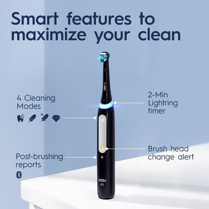 Oral-B iO4 Matte Black Electric Toothbrush