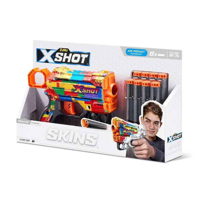 X-Shot Menace Striper Dart Blaster Skins