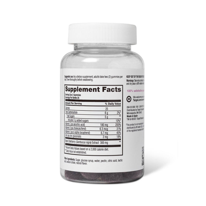 Elderberry Gummies - 50ct - up & up