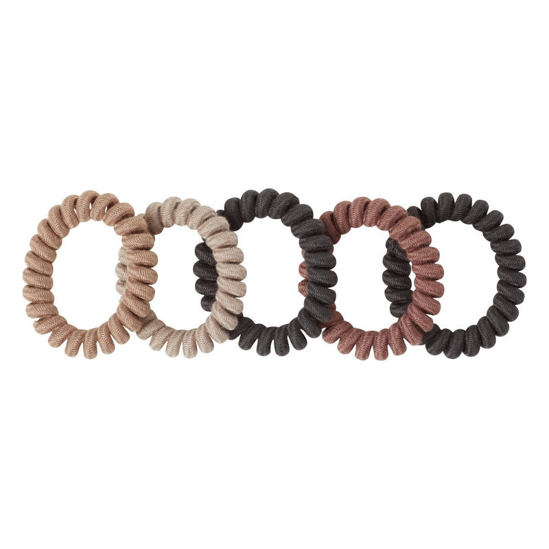 Planet Goody Fabric Coils Hair Elastic - 5ct