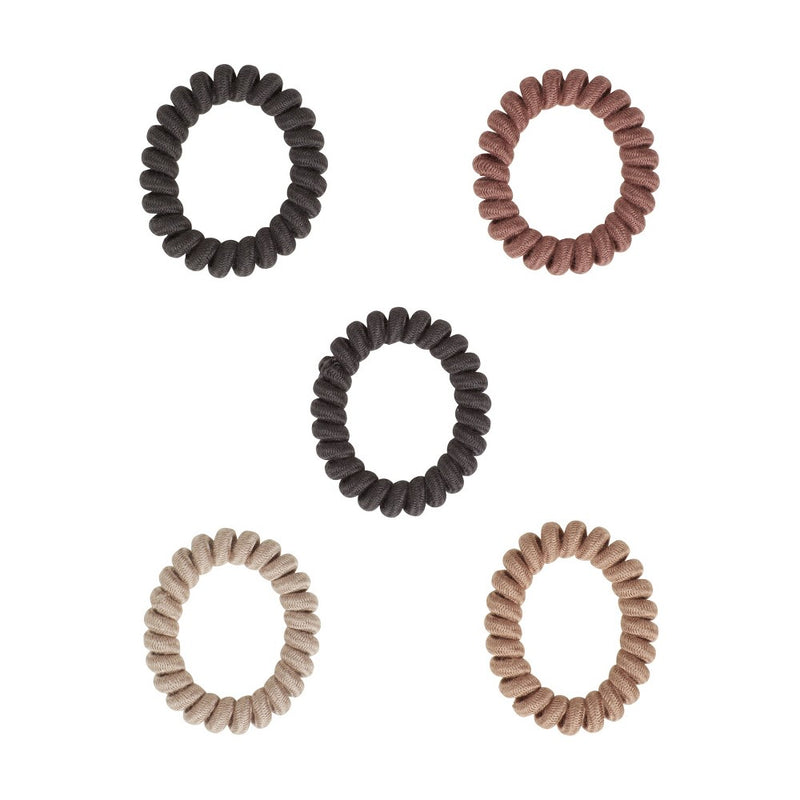 Planet Goody Fabric Coils Hair Elastic - 5ct