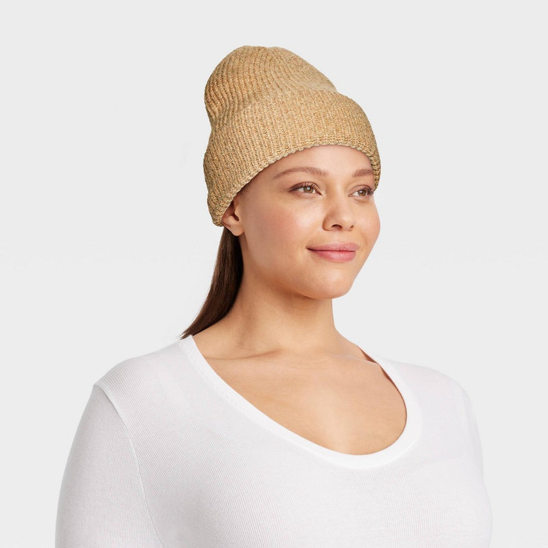 Knit Beanie - Universal Thread Tan